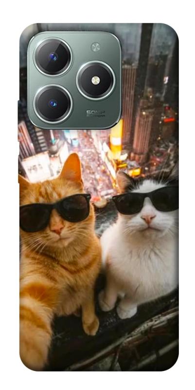 Чехол itsPrint Cool cats city для Realme C61 4G, животные, купить оптом с доставкой