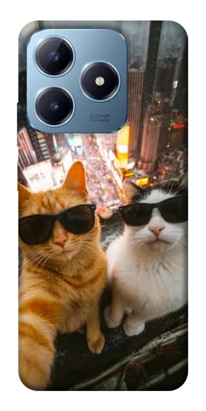 Чохол itsPrint Cool cats city для Realme C63 4G, тварини, купити оптом з доставкою