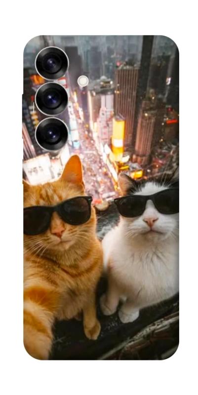 Чехол itsPrint Cool cats city для Samsung Galaxy S25+, животные, купить оптом с доставкой