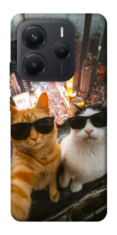 Чохол itsPrint Cool cats city для Xiaomi Redmi Note 14 5G, котики, купити оптом з доставкою
