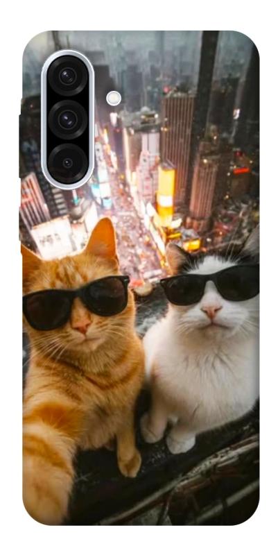 Чехол itsPrint Cool cats city для Samsung Galaxy A56 5G, котики, купить оптом с доставкой