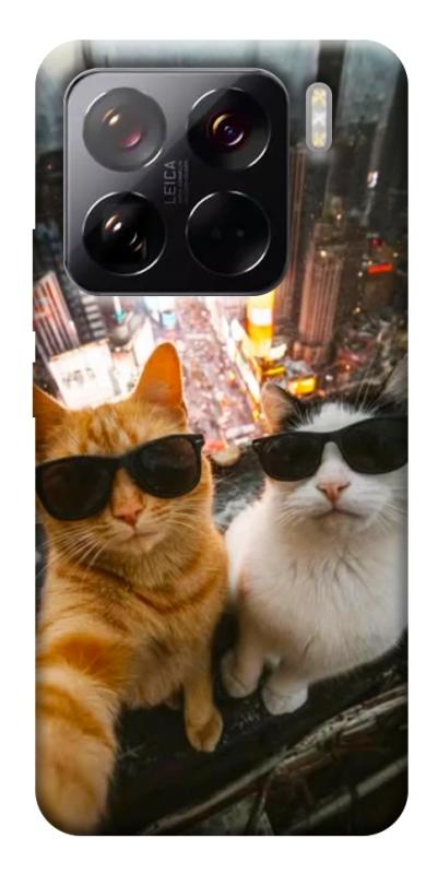 Чехол itsPrint Cool cats city для Xiaomi 15 Pro, котики, купить оптом с доставкой