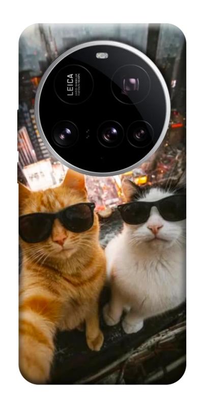 Чехол itsPrint Cool cats city для Xiaomi 15 Ultra, котики, купить оптом с доставкой