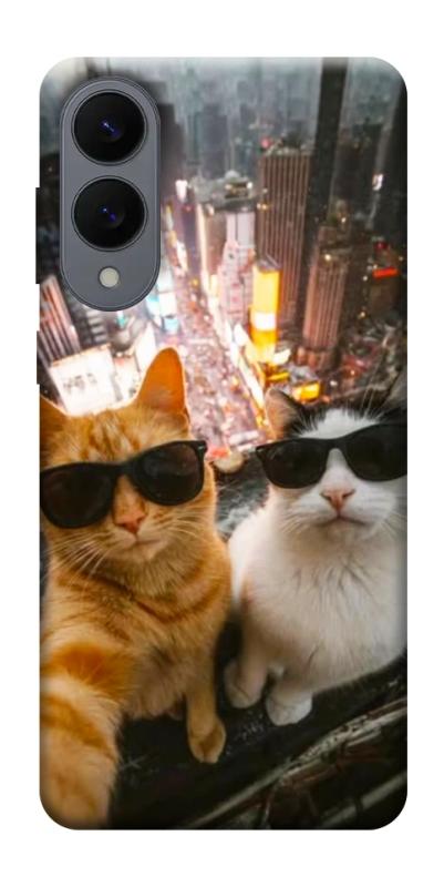Чехол itsPrint Cool cats city для Samsung Galaxy S25 Edge, котики, купить оптом с доставкой