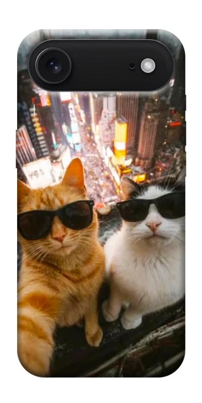Чехол itsPrint Cool cats city для Apple iPhone 17 Air (6.5"), животные, купить оптом с доставкой