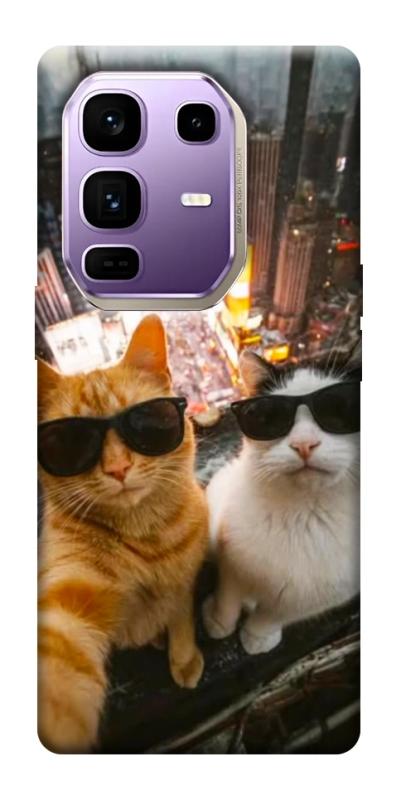 Чехол itsPrint Cool cats city для Infinix Note 50 Pro+, животные, купить оптом с доставкой