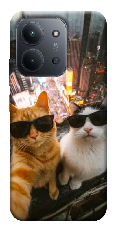 Чехол itsPrint Cool cats city для Xiaomi Redmi 15C (EU), котики, купить оптом с доставкой