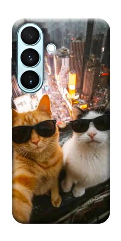 Чохол itsPrint Cool cats city для Samsung Galaxy S26, тварини, купити оптом з доставкою