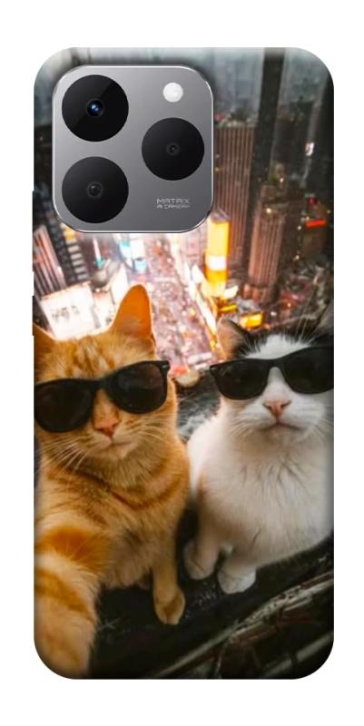 Чехол itsPrint Cool cats city для Realme 15T, котики, купить оптом с доставкой