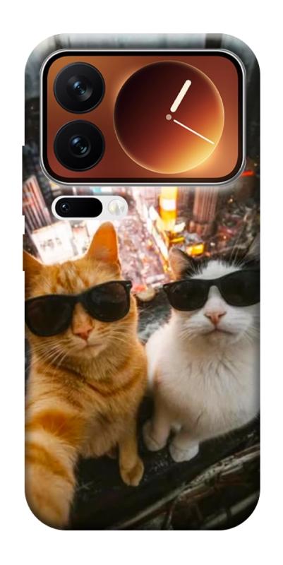 Чехол itsPrint Cool cats city для Xiaomi 17 Pro Max, котики, купить оптом с доставкой