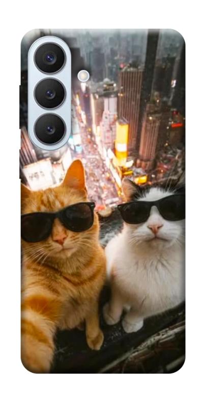 Чехол itsPrint Cool cats city для Samsung Galaxy S26+, котики, купить оптом с доставкой