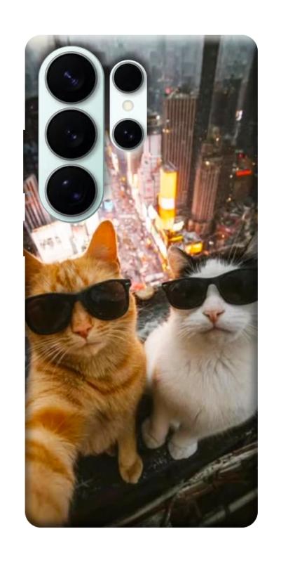 Чехол itsPrint Cool cats city для Samsung Galaxy S26 Ultra, котики, купить оптом с доставкой