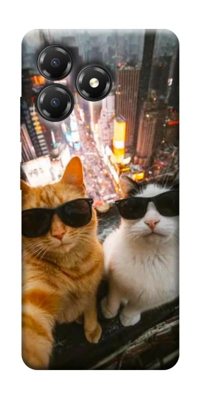 Чохол itsPrint Cool cats city для ZTE Blade A36, тварини, купити оптом з доставкою