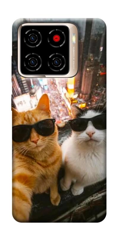 Чохол itsPrint Cool cats city для ZTE Blade A56, тварини, купити оптом з доставкою