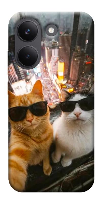 Чехол itsPrint Cool cats city для Xiaomi Poco X8 Pro, животные, купить оптом с доставкой