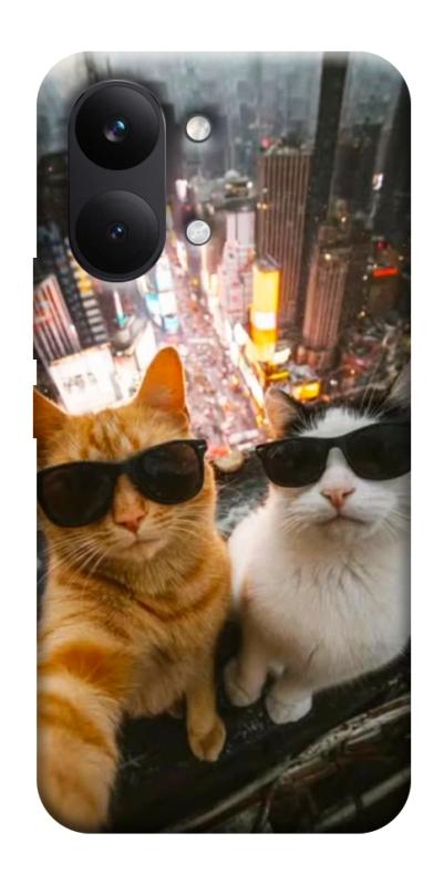 Чохол itsPrint Cool cats city для Xiaomi Poco X8 Pro Max, тварини, купити оптом з доставкою