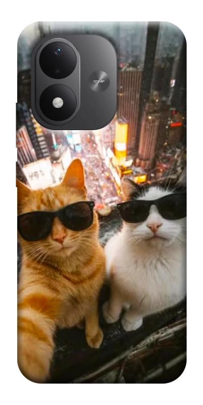 Чохол itsPrint Cool cats city для Xiaomi Redmi Note 17, котики, купити оптом з доставкою