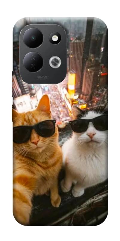 Чохол itsPrint Cool cats city для Xiaomi Redmi 17, котики, купити оптом з доставкою