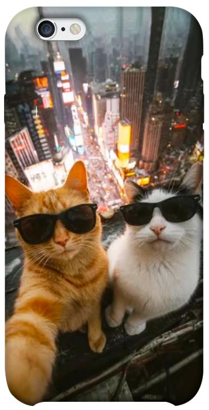 Чехол itsPrint Cool cats city для Apple iPhone 6/6s (4.7"), котики, купить оптом с доставкой