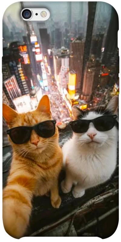 Чехол itsPrint Cool cats city для Apple iPhone 6/6s plus (5.5"), животные, купить оптом с доставкой