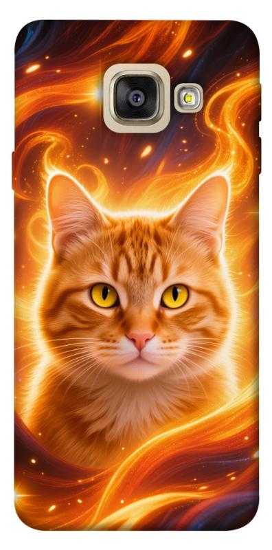 Чохол itsPrint Fire cat для Samsung A520 Galaxy A5 (2017), котики, купити оптом з доставкою