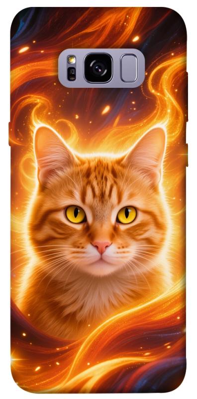 Чехол itsPrint Fire cat для Samsung G955 Galaxy S8 Plus, котики, купить оптом с доставкой