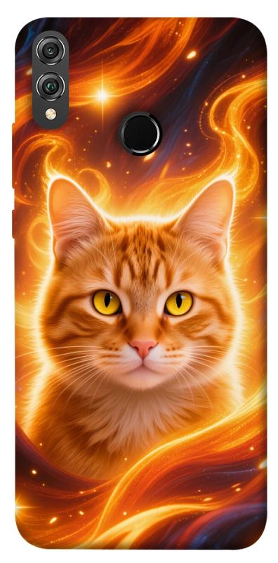 Чехол itsPrint Fire cat для Huawei Honor 8X, животные, купить оптом с доставкой