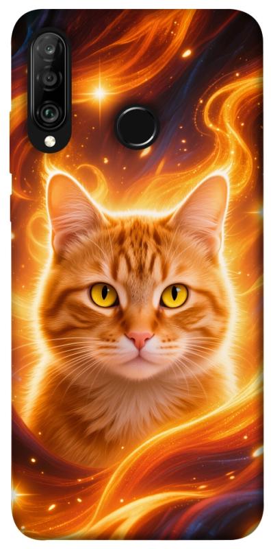 Чехол itsPrint Fire cat для Huawei P30 lite, котики, купить оптом с доставкой