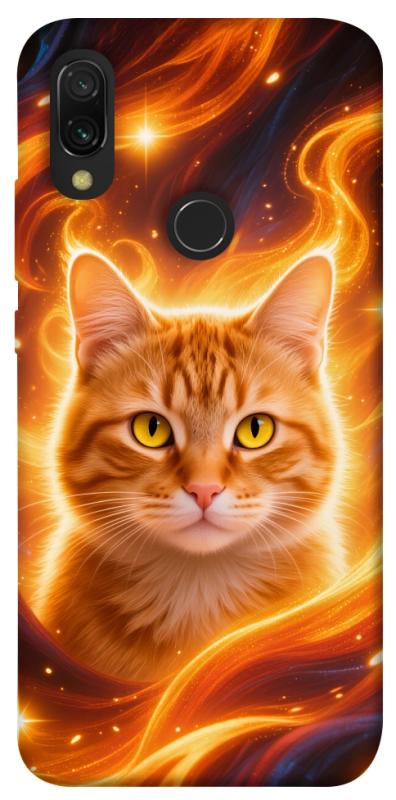 Чехол itsPrint Fire cat для Xiaomi Redmi 7, котики, купить оптом с доставкой