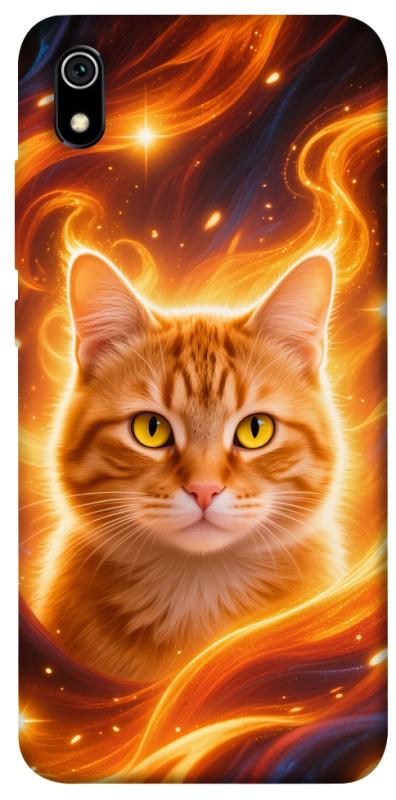 Чехол itsPrint Fire cat для Xiaomi Redmi 7A, животные, купить оптом с доставкой