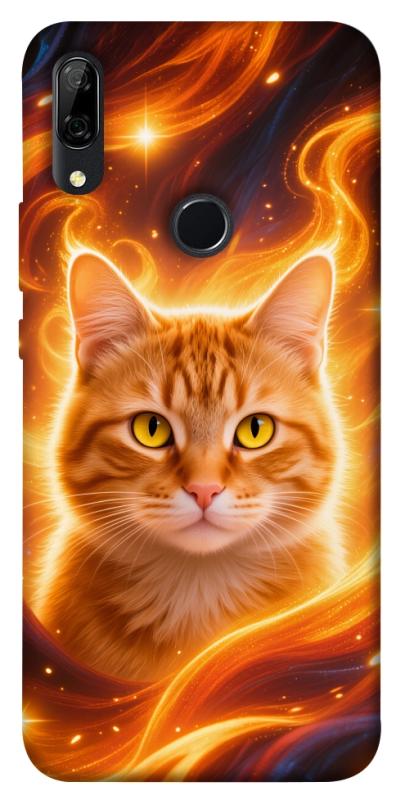 Чехол itsPrint Fire cat для Huawei P Smart Z, животные, купить оптом с доставкой