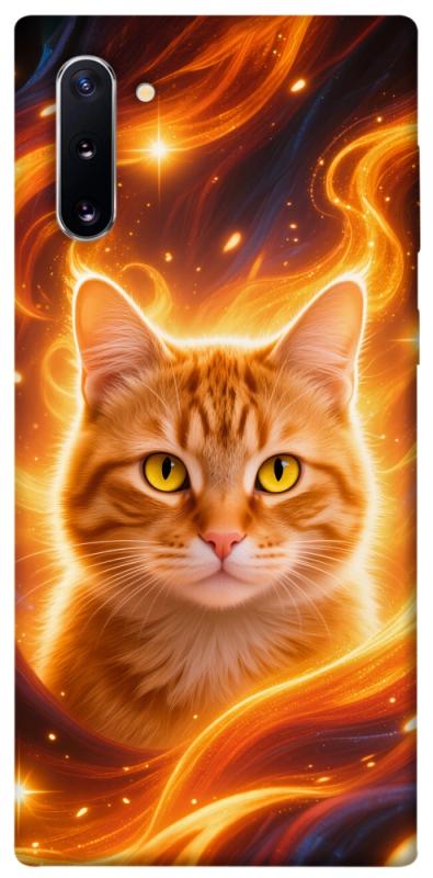 Чохол itsPrint Fire cat для Samsung Galaxy Note 10, котики, купити оптом з доставкою