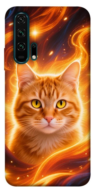 Чехол itsPrint Fire cat для Huawei Honor 20 Pro, животные, купить оптом с доставкой