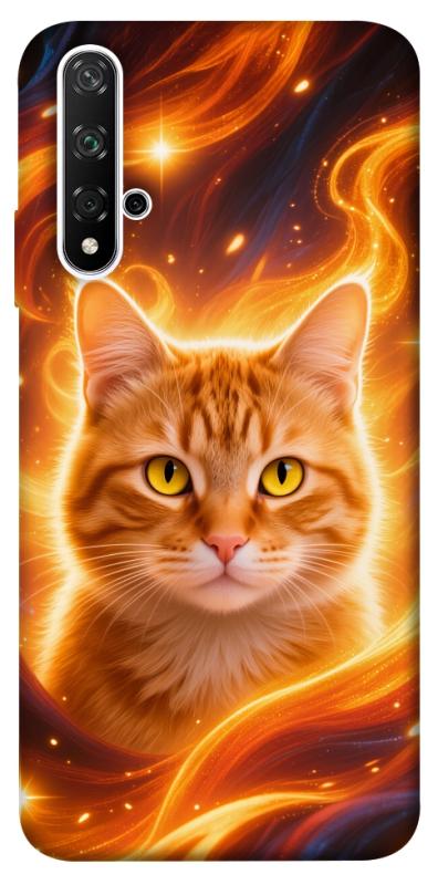 Чохол itsPrint Fire cat для Huawei Honor 20 / Nova 5T, котики, купити оптом з доставкою
