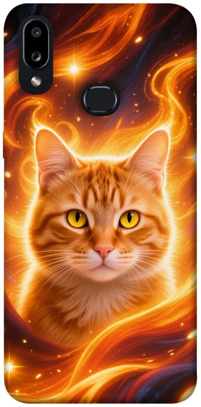 Чехол itsPrint Fire cat для Samsung Galaxy A10s, котики, купить оптом с доставкой