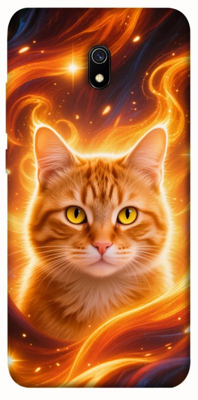 Чехол itsPrint Fire cat для Xiaomi Redmi 8a, животные, купить оптом с доставкой