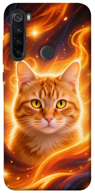 Чехол itsPrint Fire cat для Xiaomi Redmi Note 8T, котики, купить оптом с доставкой