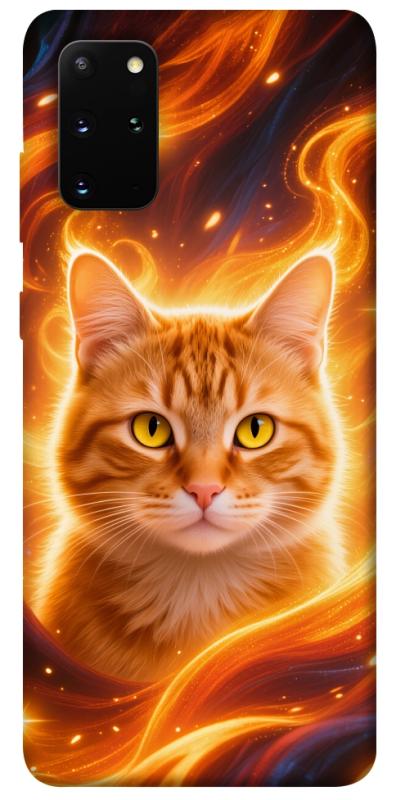 Чохол itsPrint Fire cat для Samsung Galaxy S20+, котики, купити оптом з доставкою