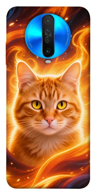 Чехол itsPrint Fire cat для Xiaomi Redmi K30, животные, купить оптом с доставкой
