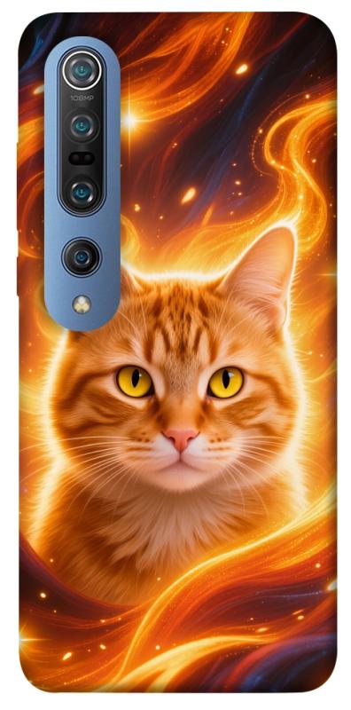 Чехол itsPrint Fire cat для Xiaomi Mi 10 / Mi 10 Pro, котики, купить оптом с доставкой