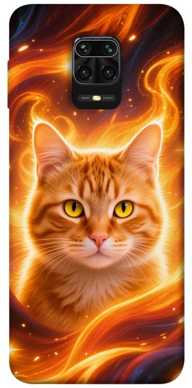 Чехол itsPrint Fire cat для Xiaomi Redmi Note 9s / Note 9 Pro / Note 9 Pro Max, животные, купить оптом с доставкой