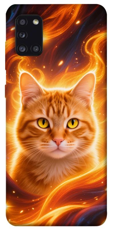 Чехол itsPrint Fire cat для Samsung Galaxy A31, котики, купить оптом с доставкой