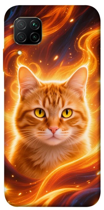 Чехол itsPrint Fire cat для Huawei P40 Lite, животные, купить оптом с доставкой