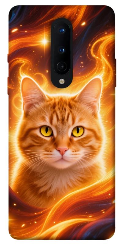 Чехол itsPrint Fire cat для OnePlus 8, котики, купить оптом с доставкой