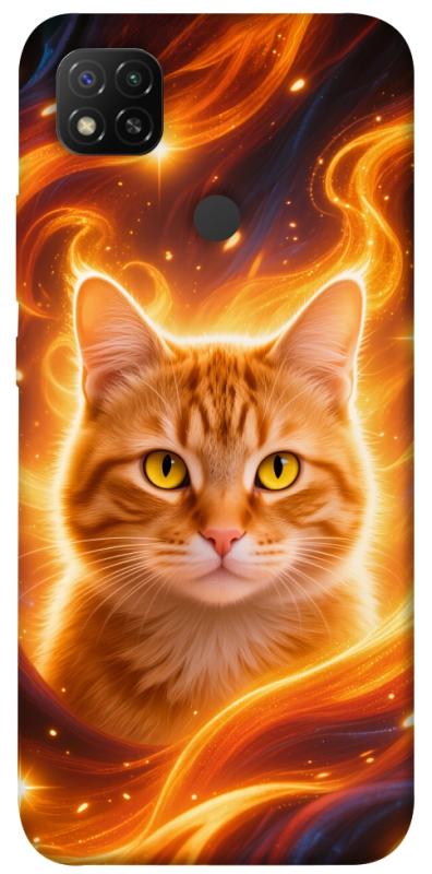 Чехол itsPrint Fire cat для Xiaomi Redmi 9C, котики, купить оптом с доставкой