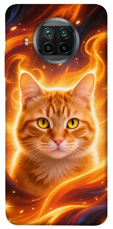 Чехол itsPrint Fire cat для Xiaomi Mi 10T Lite / Redmi Note 9 Pro 5G, животные, купить оптом с доставкой