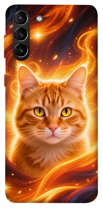 Чохол itsPrint Fire cat для Samsung Galaxy S21+, котики, купити оптом з доставкою