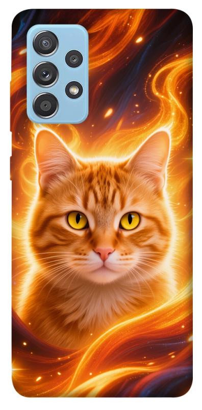 Чехол itsPrint Fire cat для Samsung Galaxy A52 4G / A52 5G, котики, купить оптом с доставкой