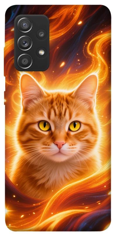 Чохол itsPrint Fire cat для Samsung Galaxy A72 4G / A72 5G, котики, купити оптом з доставкою
