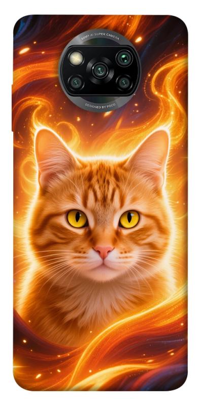 Чехол itsPrint Fire cat для Xiaomi Poco X3 NFC / Poco X3 Pro, котики, купить оптом с доставкой